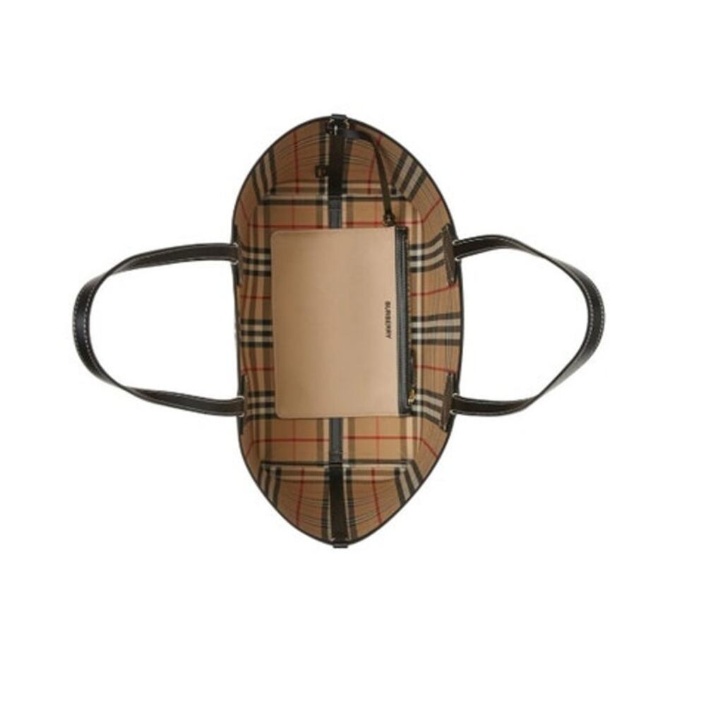 Burberry Ladies Beige Medium Heritage Dual Handle Tote - Picture 5 of 5